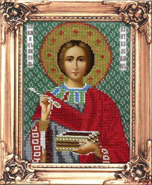 Набор для вышивания Икона "Великомученик и целитель Пантелеимон"