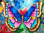 Алмазная мозаика "Рисунок бабочки"