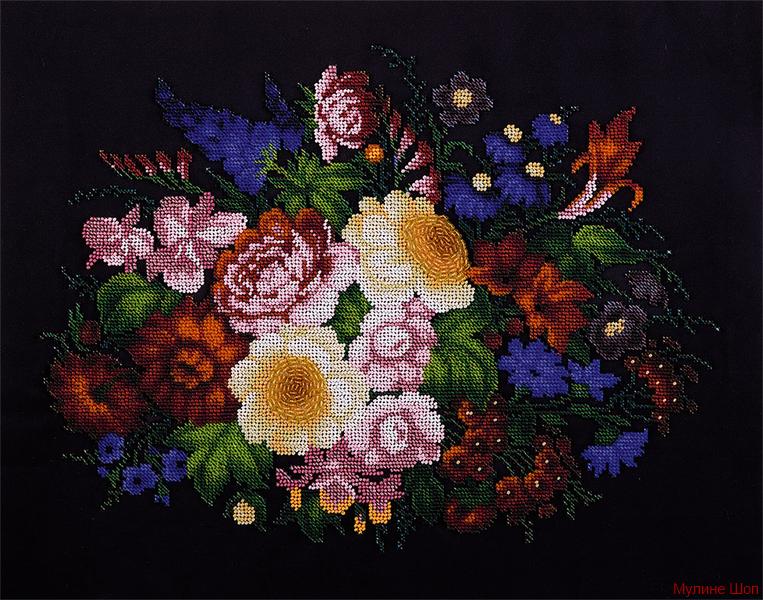 Набор для вышивания "Жостовские цветы"