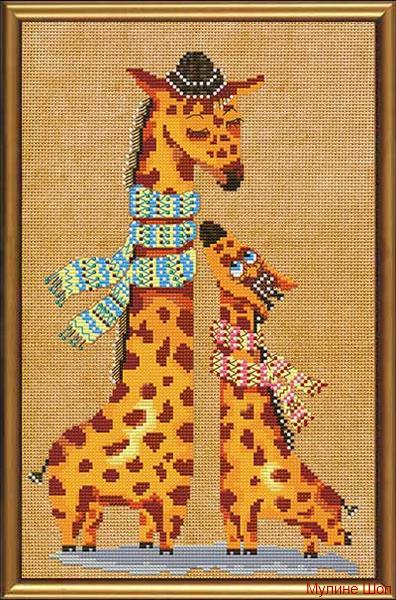 Набор для вышивания "Жирафики"