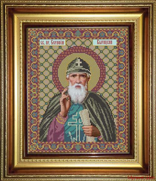Набор для вышивания Икона "Святой преподобный Серафим Вырицкий"