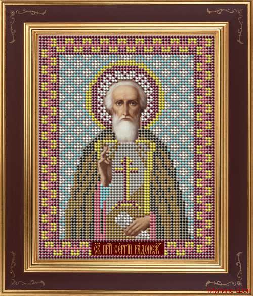 Набор для вышивания Икона "Святой преподобный Сергий Радонежский"