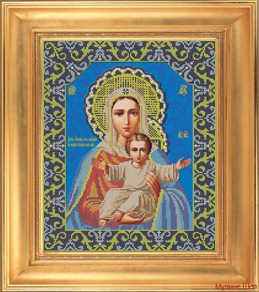 Набор для вышивания Икона Божией Матери "Леушинская"