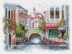 Канва с рисунком "Венецианский мостик"