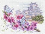 Канва с рисунком "Восточная весна"