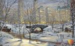Алмазная мозаика "Зима в Нью-Йорке"