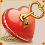 Алмазная мозаика "Ключ от сердца"