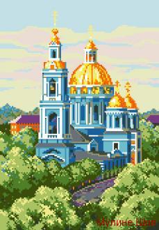 Алмазная мозаика "Елоховская церковь"