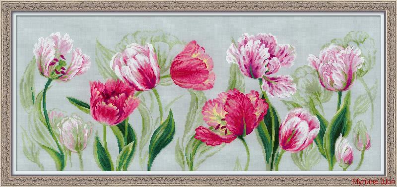 Набор для вышивания "Весенние тюльпаны"
