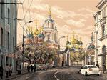 Канва с рисунком "Москва, ул. Варварка"