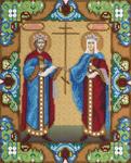 Набор для вышивания "Икона Святых равноапостольных царя Константина и царицы Елены"