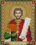 Набор для вышивания "Икона Святого мученика Виктора Месукевийского, Грузинского"