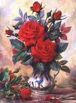 Алмазная мозаика "Прекрасные розы"