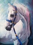 Алмазная мозаика "Грезы белого коня"