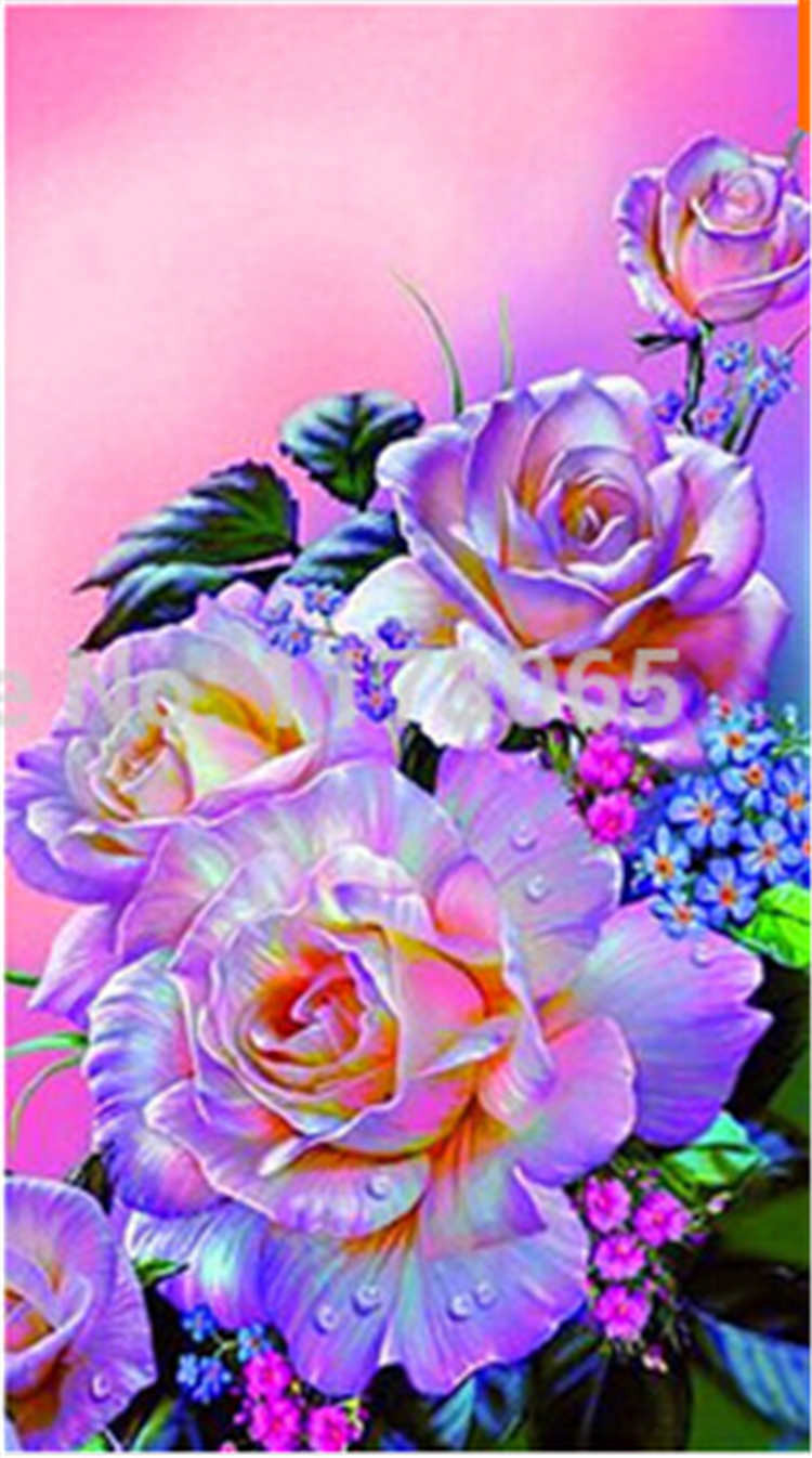 Набор для вышивания "Пурпурные розы"