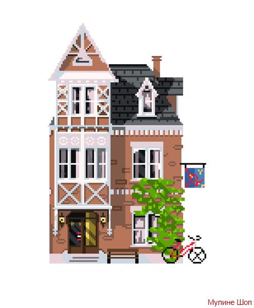 Канва с рисунком "Амстердам"