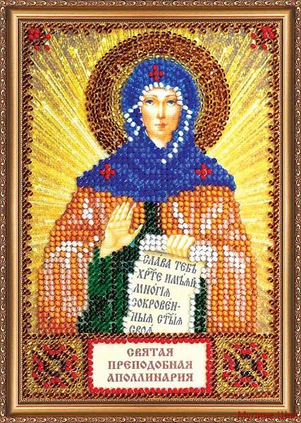 Набор для вышивания Икона "Св.Аполлинария (Полина)"
