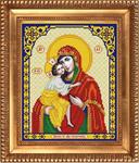 Ткань с рисунком "Пресвятая Богородица Феодороская"