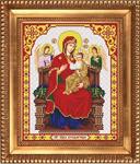 Ткань с рисунком "Пресвятая Богородица Всецарица"