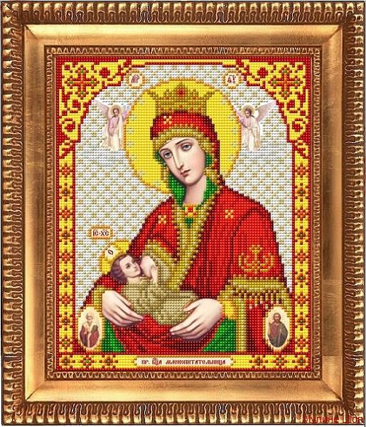 Ткань с рисунком "Пресвятая Богородица Млекопитательница"