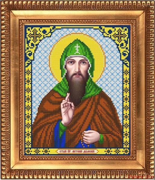 Ткань с рисунком "Св.Преподобный Антоний"