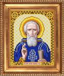 Ткань с рисунком "Св.Преподобный Сергий Радонежский 13."