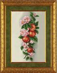 Ткань с рисунком "Яблоневый цвет"