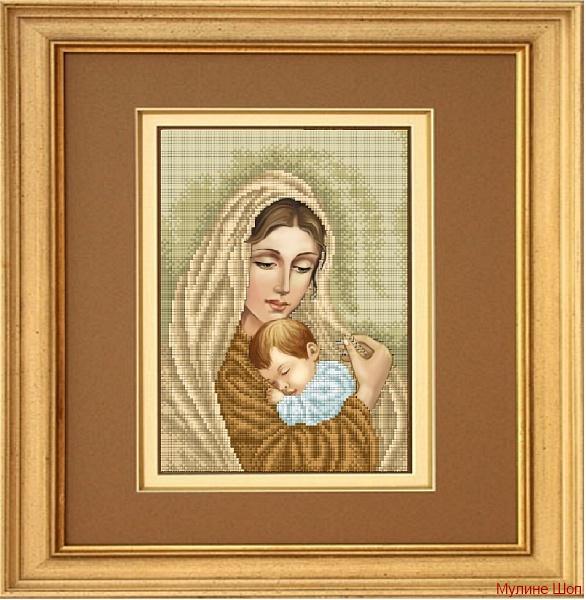 Ткань с рисунком "Материнская любовь"