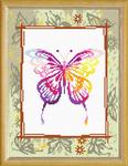 Канва с рисунком "Бабочка"