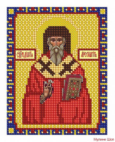 Ткань с рисунком Икона "Священномученик Дионисий Ареопагит"
