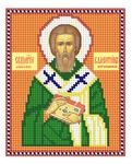 Ткань с рисунком Икона "Священномученик Валентин Интерамский"