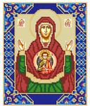 Ткань с рисунком Икона "Святая Богородица "Знамение"