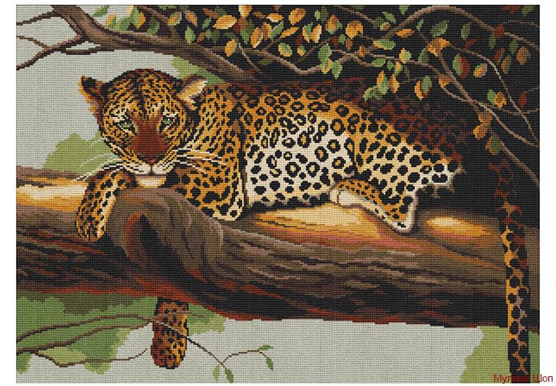 Набор для вышивания "Леопард"