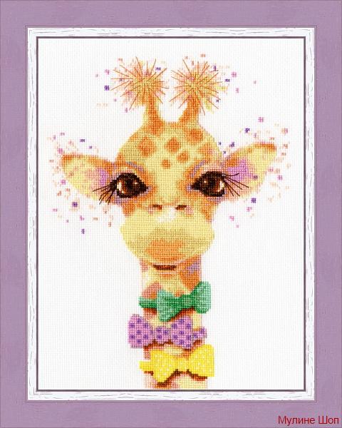 Набор для вышивания "Влюблённый жираф"