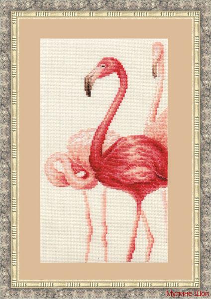 Набор для вышивания "Фламинго. Набор №3"
