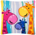 Набор для вышивания Подушка "Жирафы"