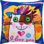 Набор для вышивания Подушка "Любимый кот"