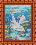 Канва с рисунком "Морская идиллия"