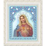 Ткань с рисунком "Непорочное сердце Марии"