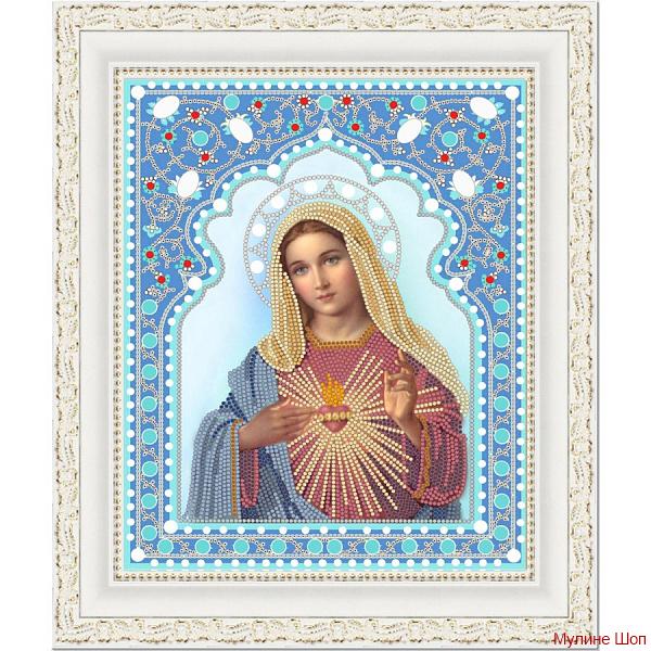 Ткань с рисунком "Непорочное сердце Марии"