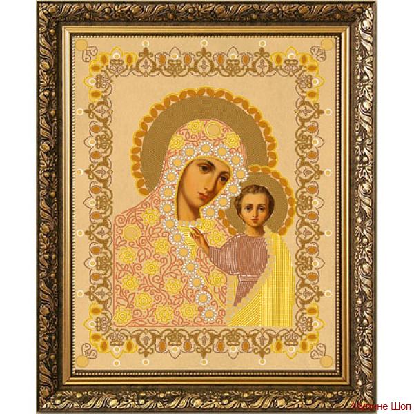 Ткань с рисунком "Богородица Казанская"