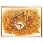 Ткань с рисунком "Осенняя радость"