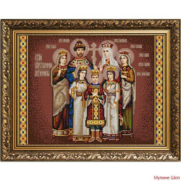 Ткань с рисунком "Царская семья"