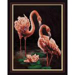 Ткань с рисунком "Фламинго"