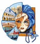 Набор для вышивания "Венецианская маска"