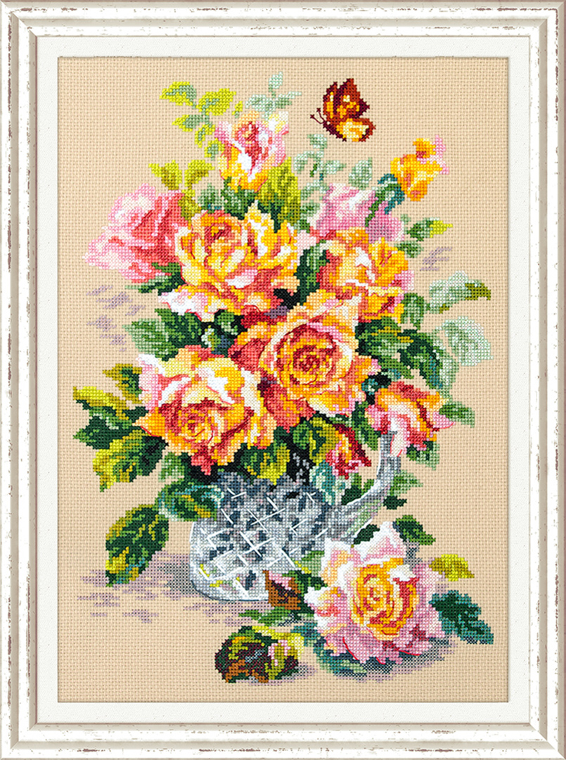 Набор для вышивания "Чайные розы"