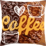 Набор для вышивания Подушка "Кофе"
