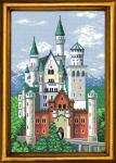 Канва с рисунком "Замок Нойшванштайн"