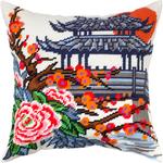 Набор для вышивания Подушка "Японский сад"