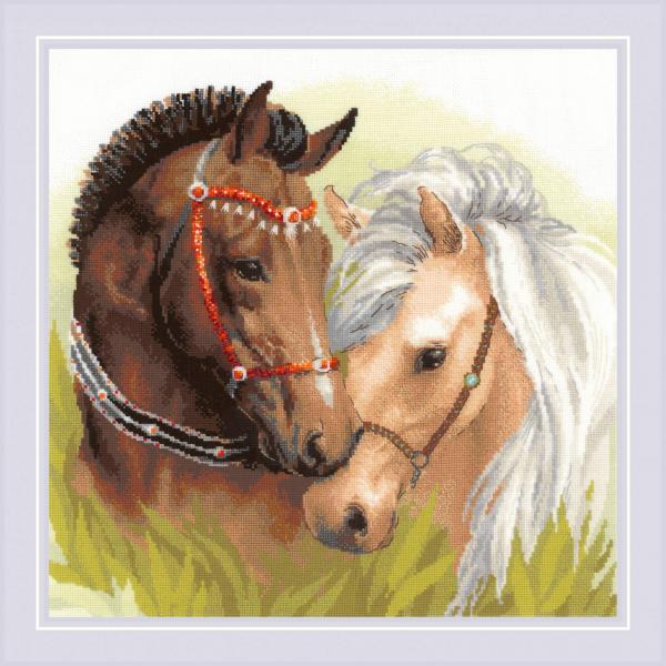 Набор для вышивания "Пара лошадей"